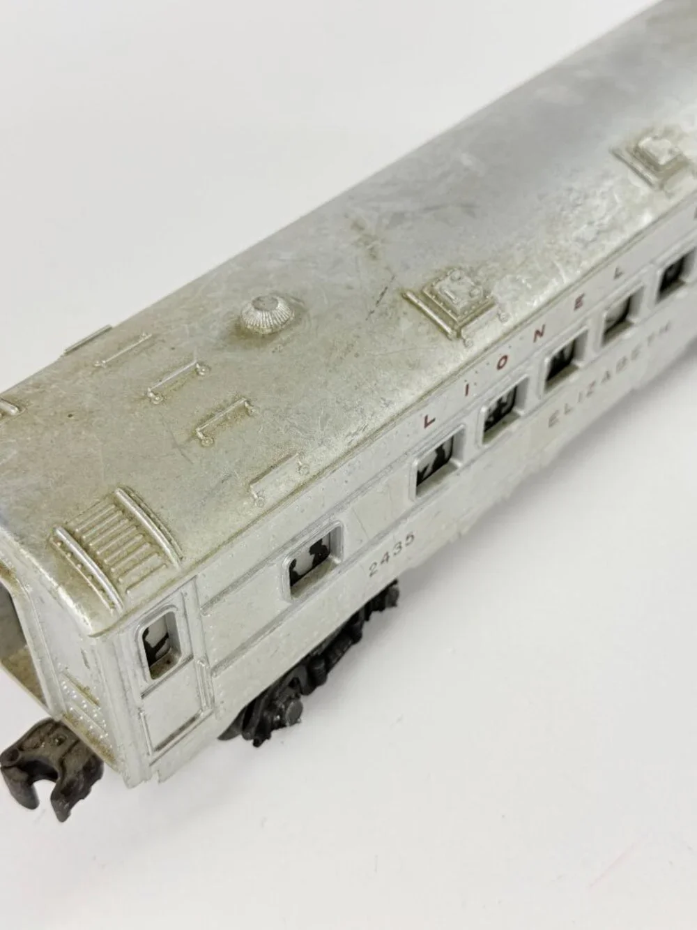 Vintage Lionel Postwar O Gauge Passenger Cars 2434 Newark 2435 Elizabeth Silver